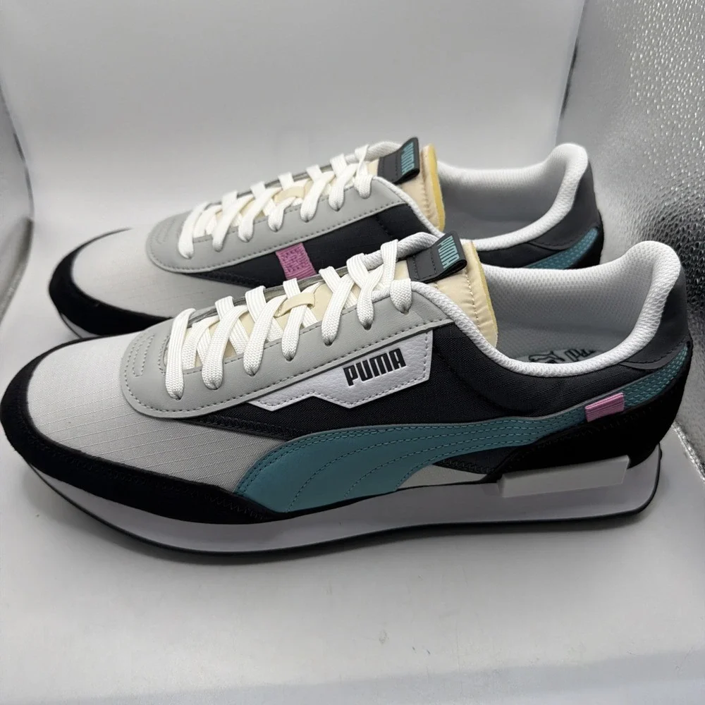Puma Future Rider Play On 'Porcelain-Ebony-Puma black' 371149-76 Size 13 New
